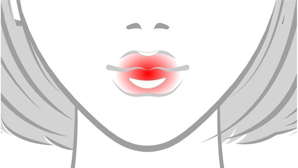 ▲ハイライトの目安はこんな形