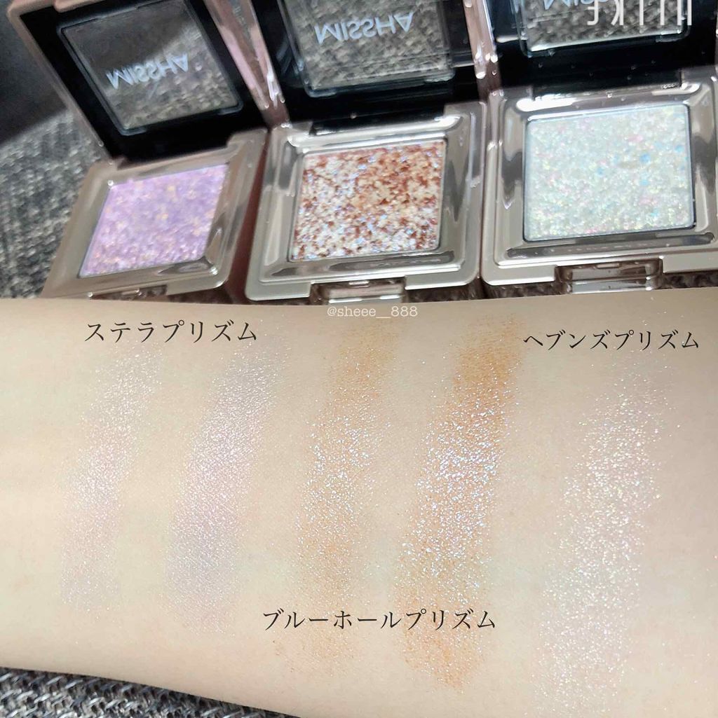 「【SNSで話題】MISSHAのグリッタープリズムシャドウできらめく目元をゲットしよう!」の画像(#119454)