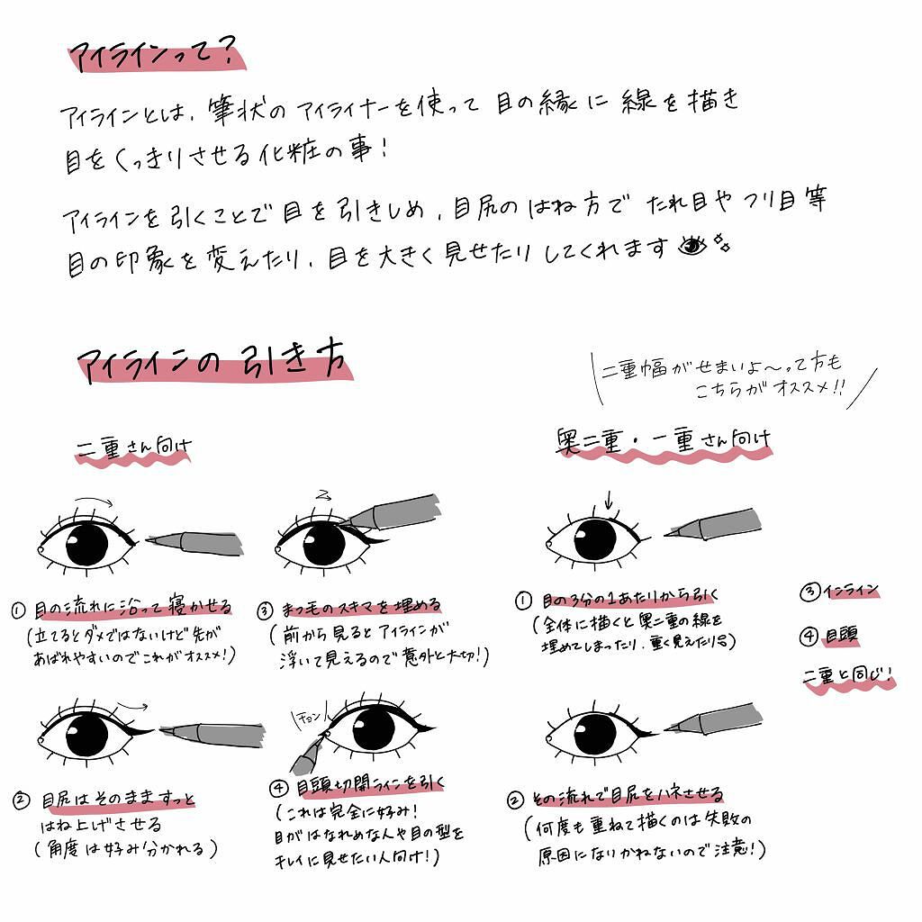 「ガタガタラインにおさらば。優秀アイライナーで克服しちゃいましょ♡」の画像(#153230)