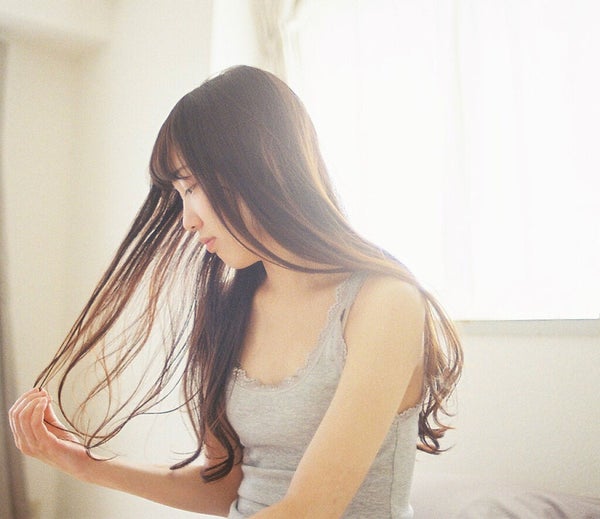 ロングヘアの女性