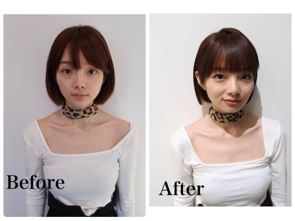 ヘアスタイルのビフォーアフター