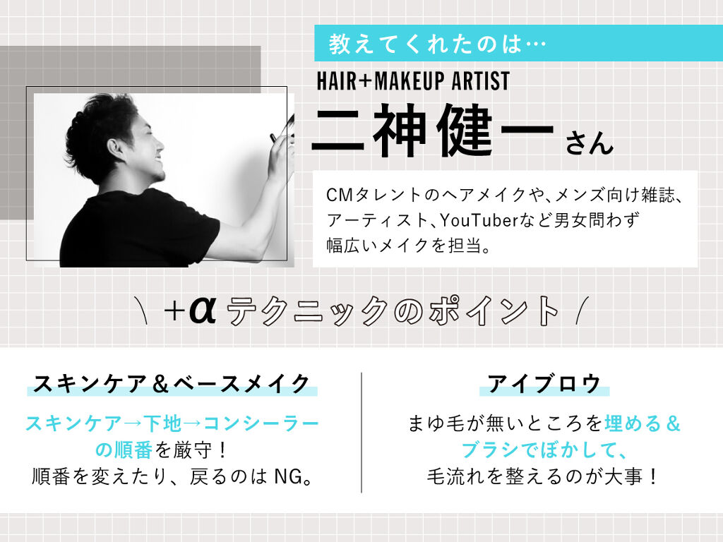 女子には内緒のボーイズトーク。知りたい!が詰まった【メンズメイク】講座の画像