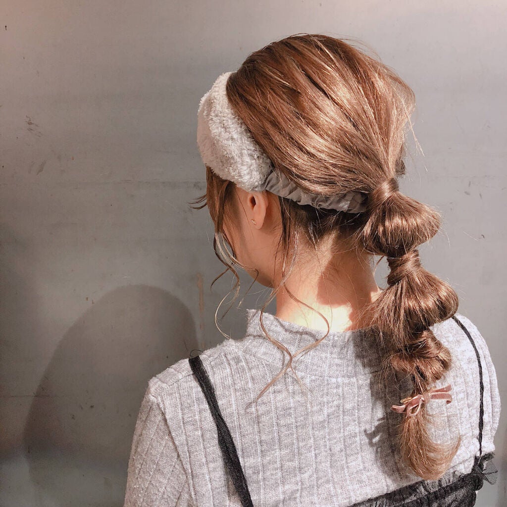 玉ねぎヘアの女性