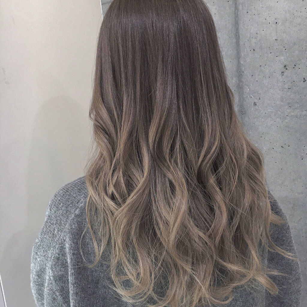 グラデーションのロングヘアー