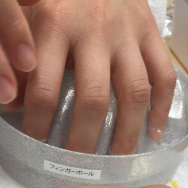 爪をふやかしている