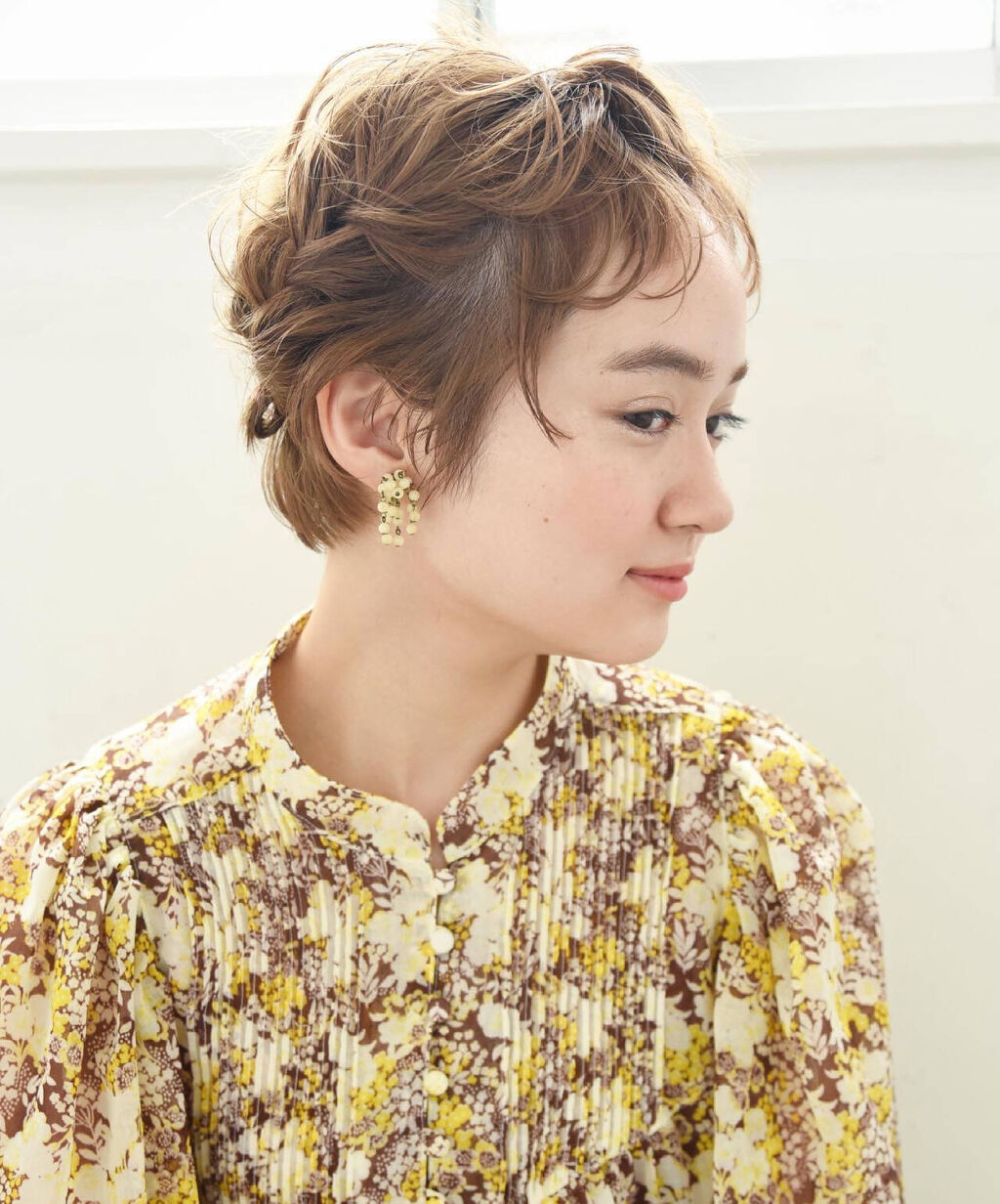 結婚式髪型|セルフで出来る大人っぽいお呼ばれスタイル《ショート・ボブ・ミディアム・ロング》の画像