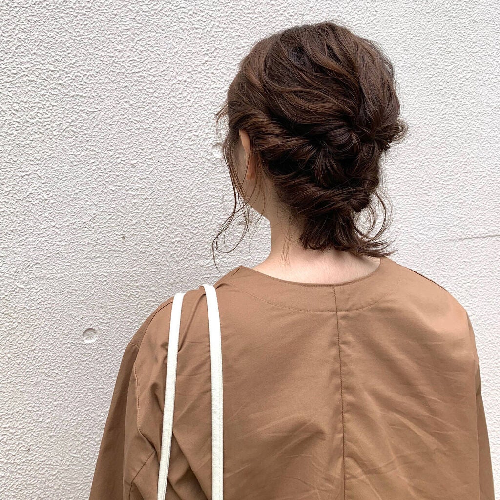 結婚式髪型|セルフで出来る大人っぽいお呼ばれスタイル《ショート・ボブ・ミディアム・ロング》の画像