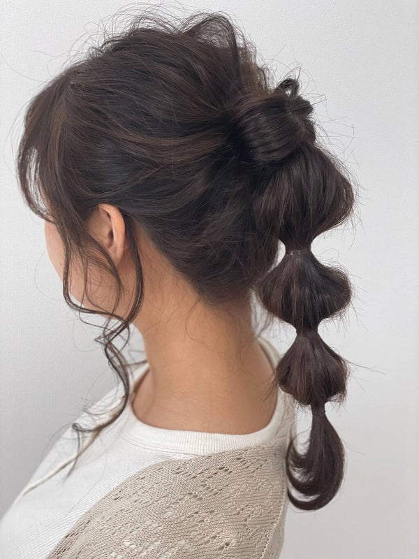 「流行りの韓国ヘアアレンジ特集!ポニーテール・おだんご・ハーフアップ・三つ編みなど」の画像(#336177)