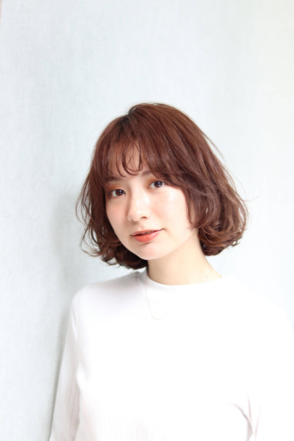 ゆるふわボブの女性