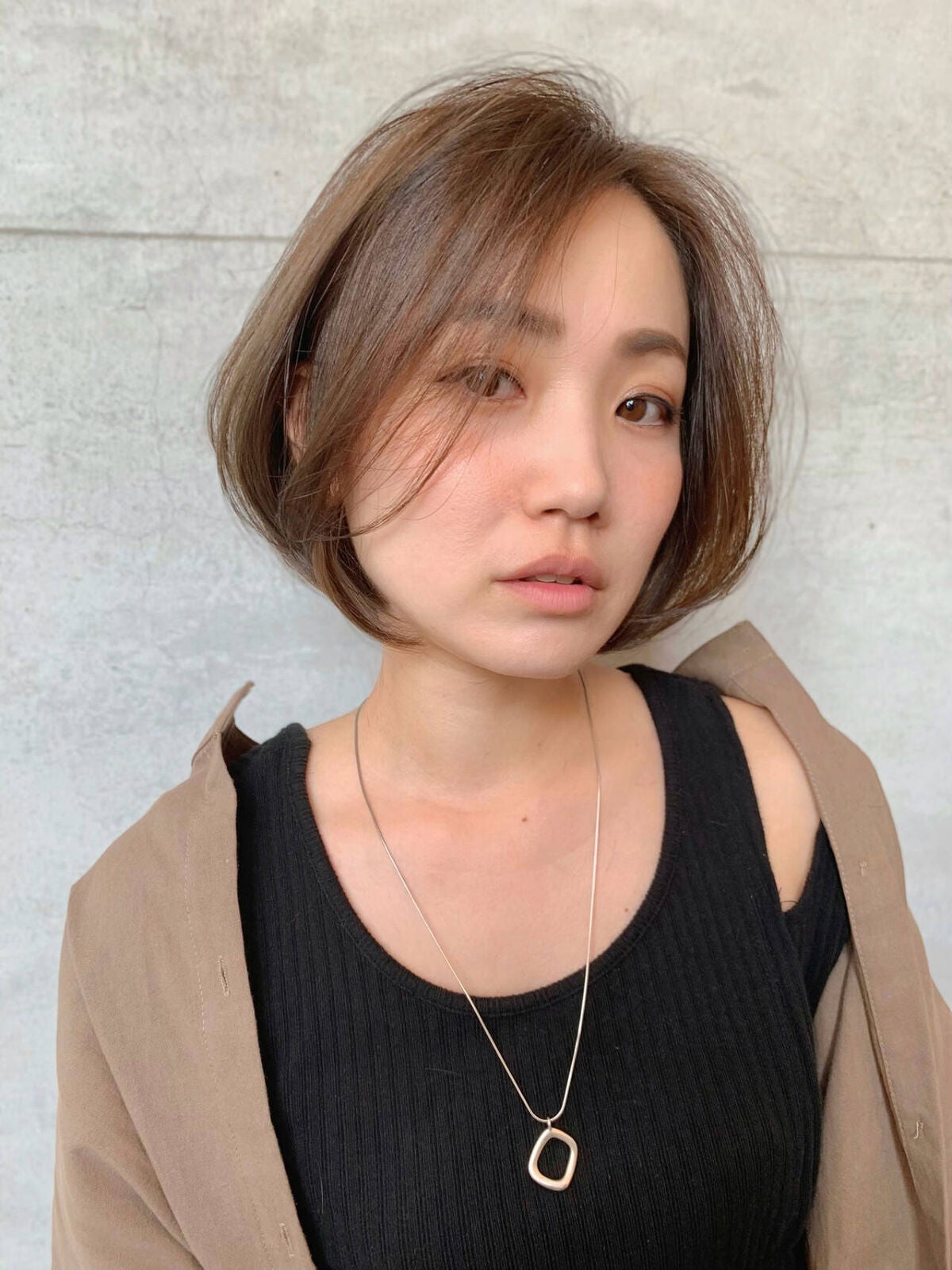 ボブヘアの女性
