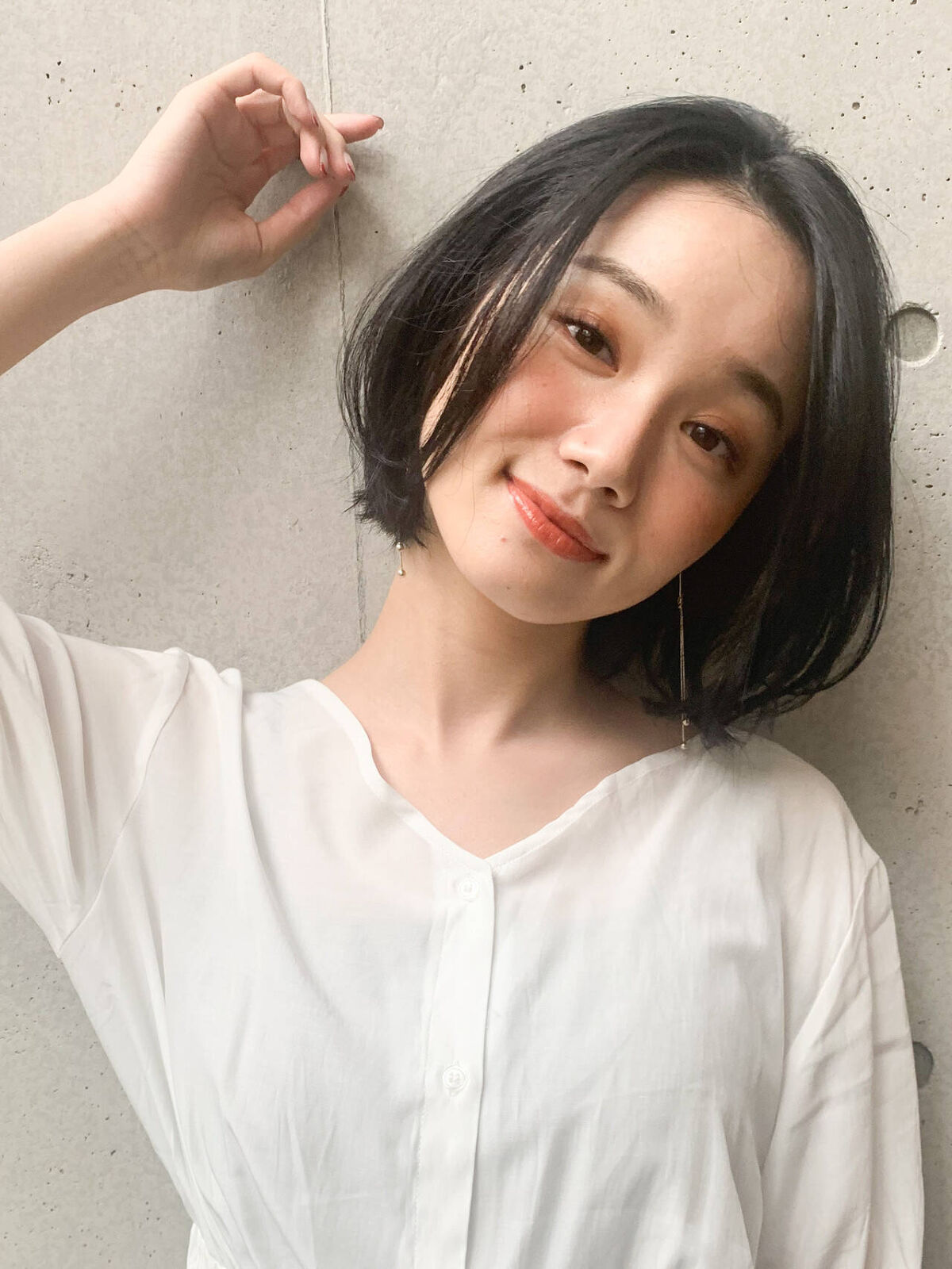 ボブヘアの女性