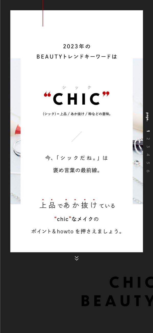 2023年版トレンドメイク -【chic シック】な顔 - ポイント&How Toを解説の画像