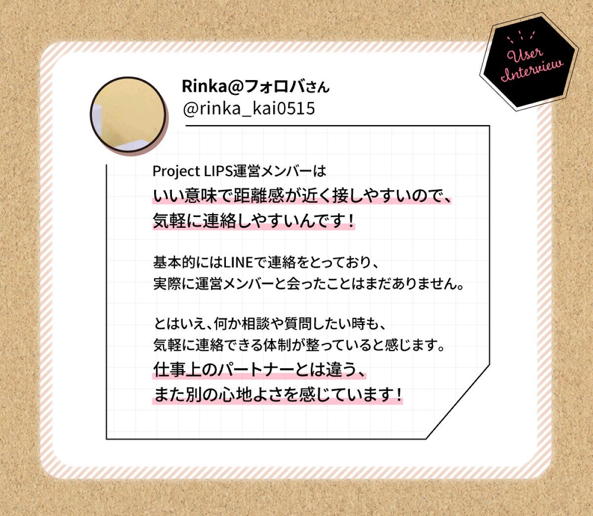 「【Project LIPS】新メンバーさん、いらっしゃい。トップユーザーの"マル秘テク"を公開!」の画像(#496905)