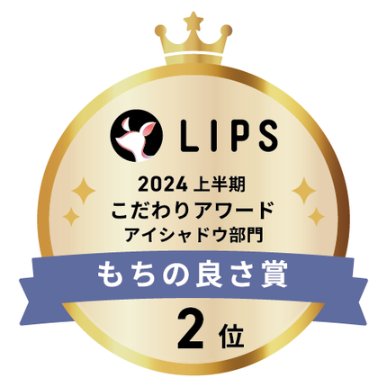 LIPSベストコスメ2024 LIPSベストコスメ2024 こだわりアワード もちの良さ