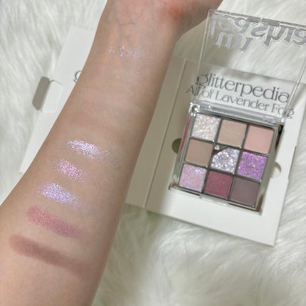 グリッターペディアアイパレット/unleashia/アイシャドウパレットを使ったクチコミ(3枚目)