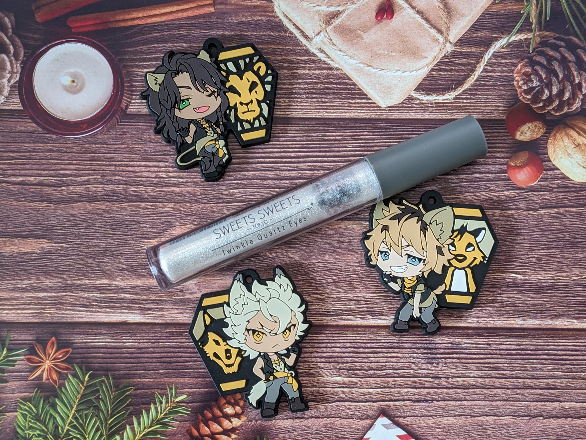 トゥインクルクォーツアイズ 01 プリズムホワイト/スウィーツ スウィーツ/ジェル・クリームアイシャドウを使ったクチコミ（1枚目）