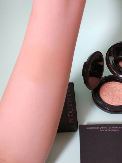 スキンリフレクト ラスティング UV クッションファンデーション/ADDICTION/クッションファンデーションを使ったクチコミ(6枚目)
