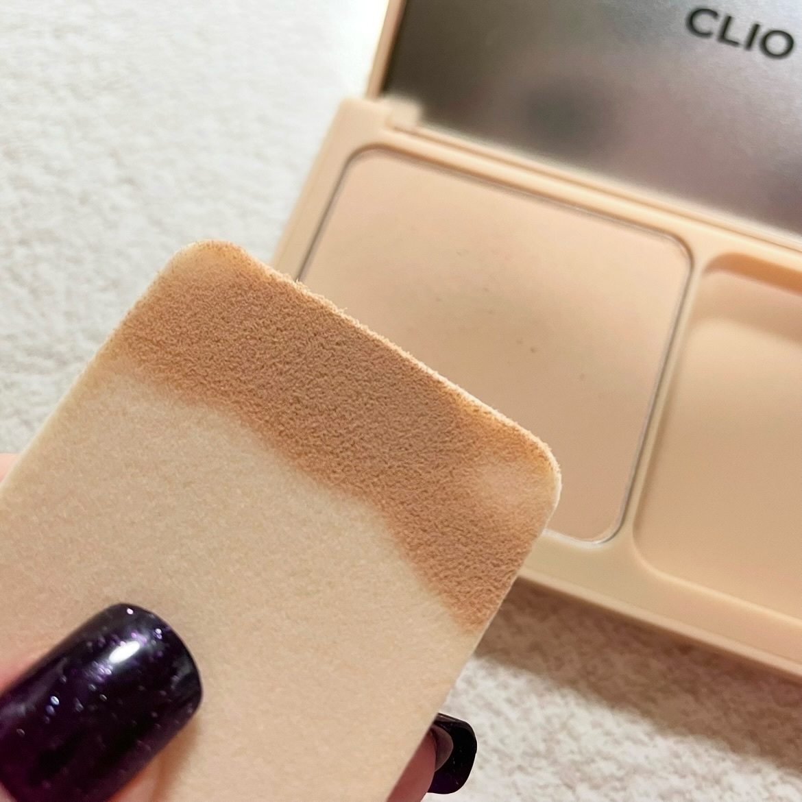 キルカバーパウダーファンデーション/CLIO/ファンデーションを使ったクチコミ（2枚目）