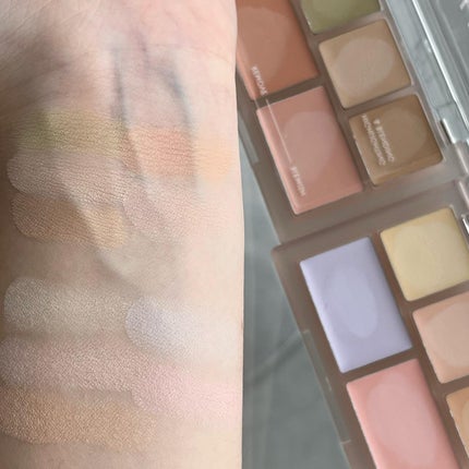 コンシールブレンダーパレット/LUNA/パレットコンシーラーを使ったクチコミ(10枚目)