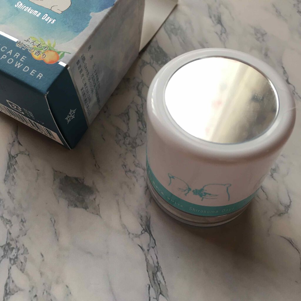 ihana WHITE スキンケアVCスノーパウダー/IHANA/ルースパウダーを使ったクチコミ(2枚目)