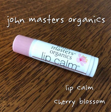 リップカーム チェリーブロッサム/john masters organics/リップケア・リップクリームを使ったクチコミ（1枚目）