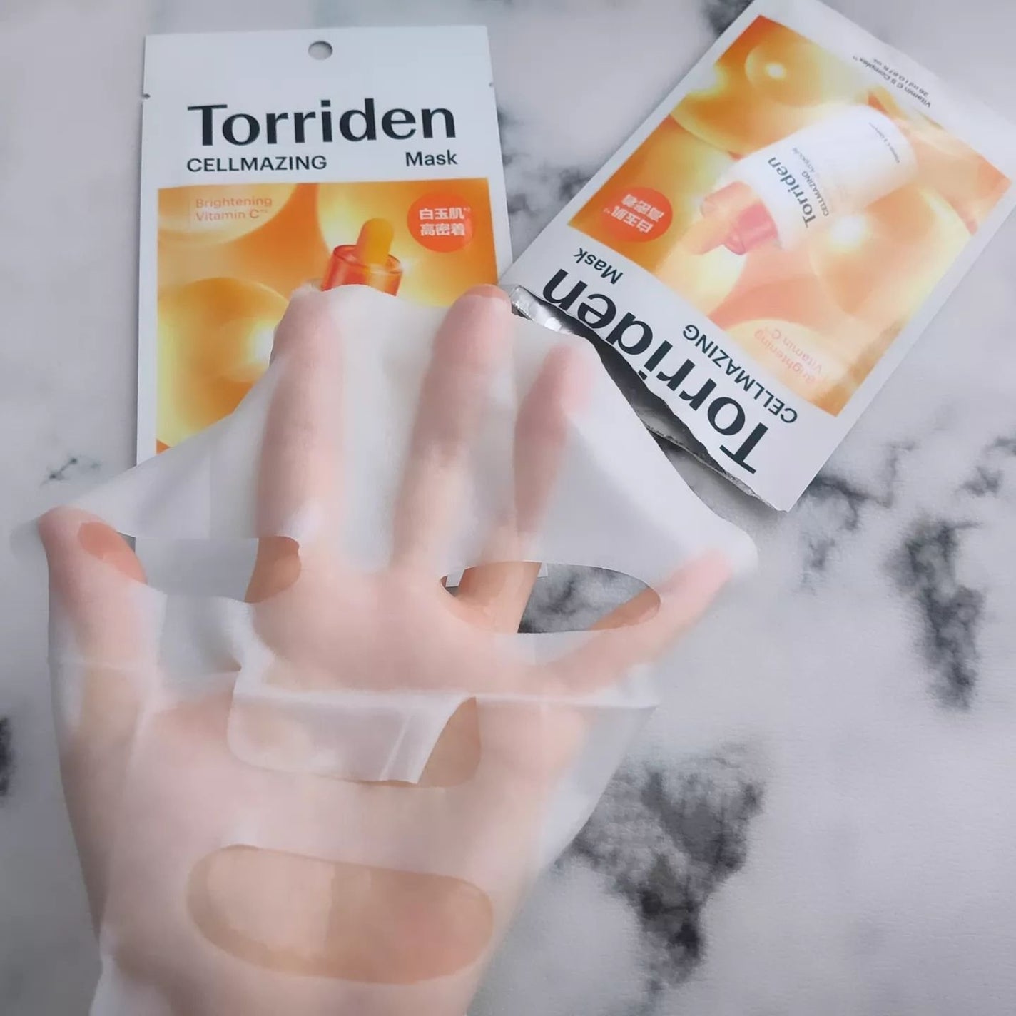 セルメイジング ビタC ブライトニングマスク/Torriden/シートマスク・パックを使ったクチコミ(5枚目)
