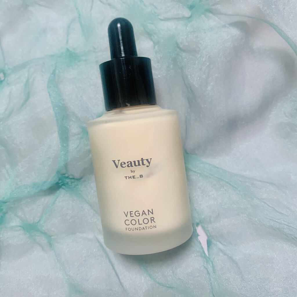 ヴィーガン カラーファンデーション オレンジ/Veauty by THE_B/リキッドファンデーションを使ったクチコミ（1枚目）