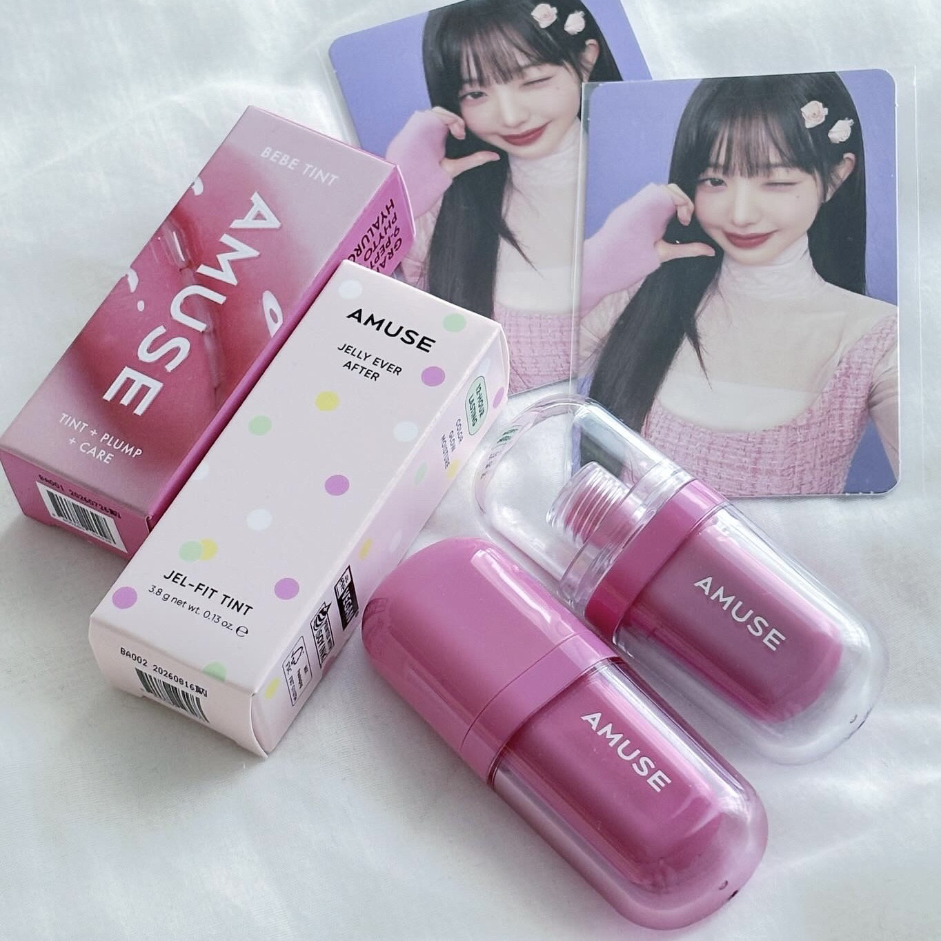 ジェルフィットティント/AMUSE/リップティントを使ったクチコミ（1枚目）