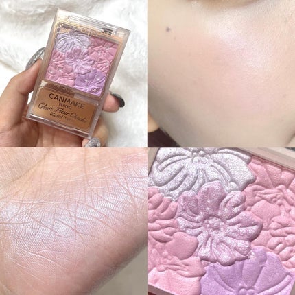 グロウフルールチークス(ブレンドタイプ)/キャンメイク/パウダーチークを使ったクチコミ(6枚目)