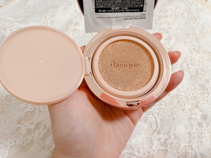 エアーブラーフィットクッション/dasique/クッションファンデーションを使ったクチコミ(3枚目)