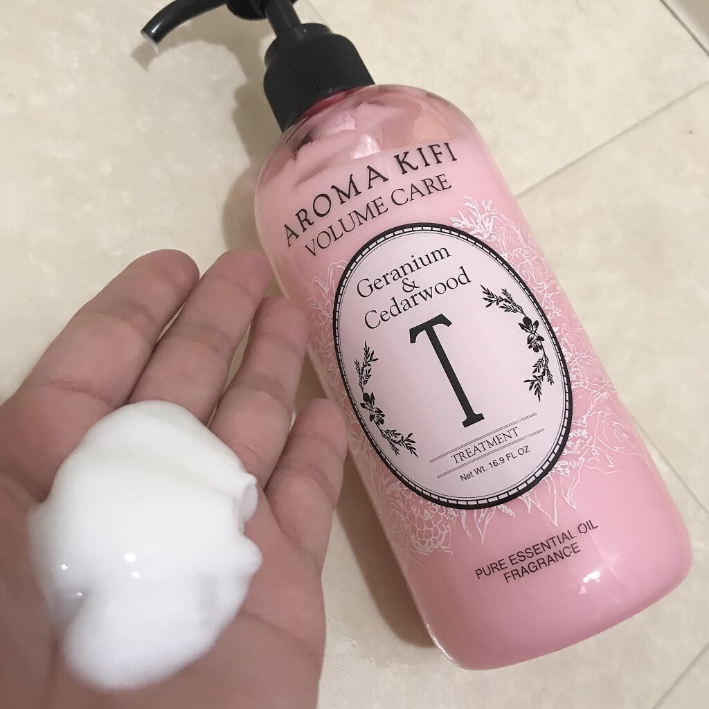 ボリュームケアシャンプー／トリートメント/AROMA KIFI/シャンプー・コンディショナーを使ったクチコミ（2枚目）