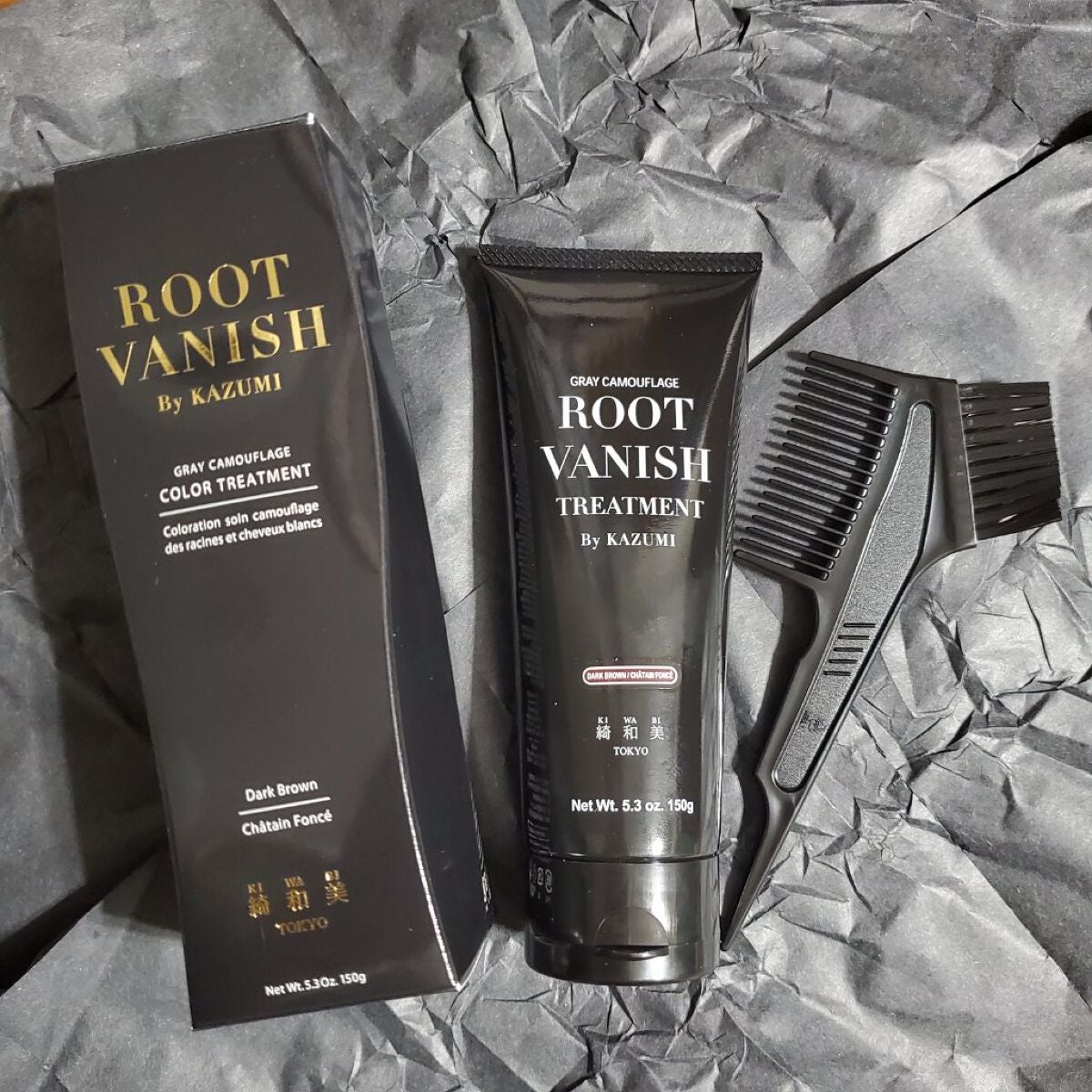 ROOT VANISH 白髪染めカラーシャンプー/ トリートメント/綺和美/市販シャンプーを使ったクチコミ(5枚目)