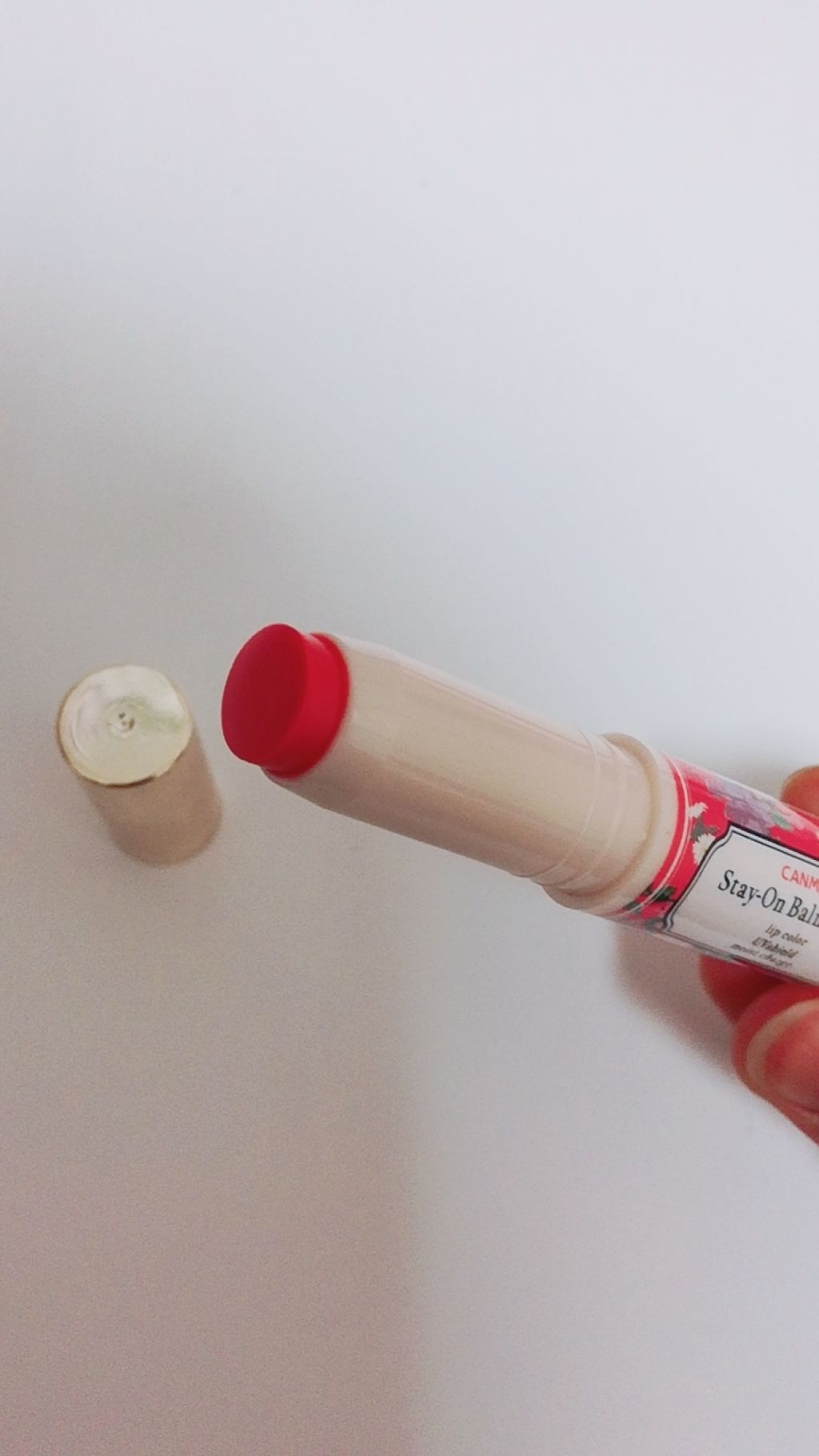 ステイオンバームルージュ/キャンメイク/口紅を使ったクチコミ(2枚目)