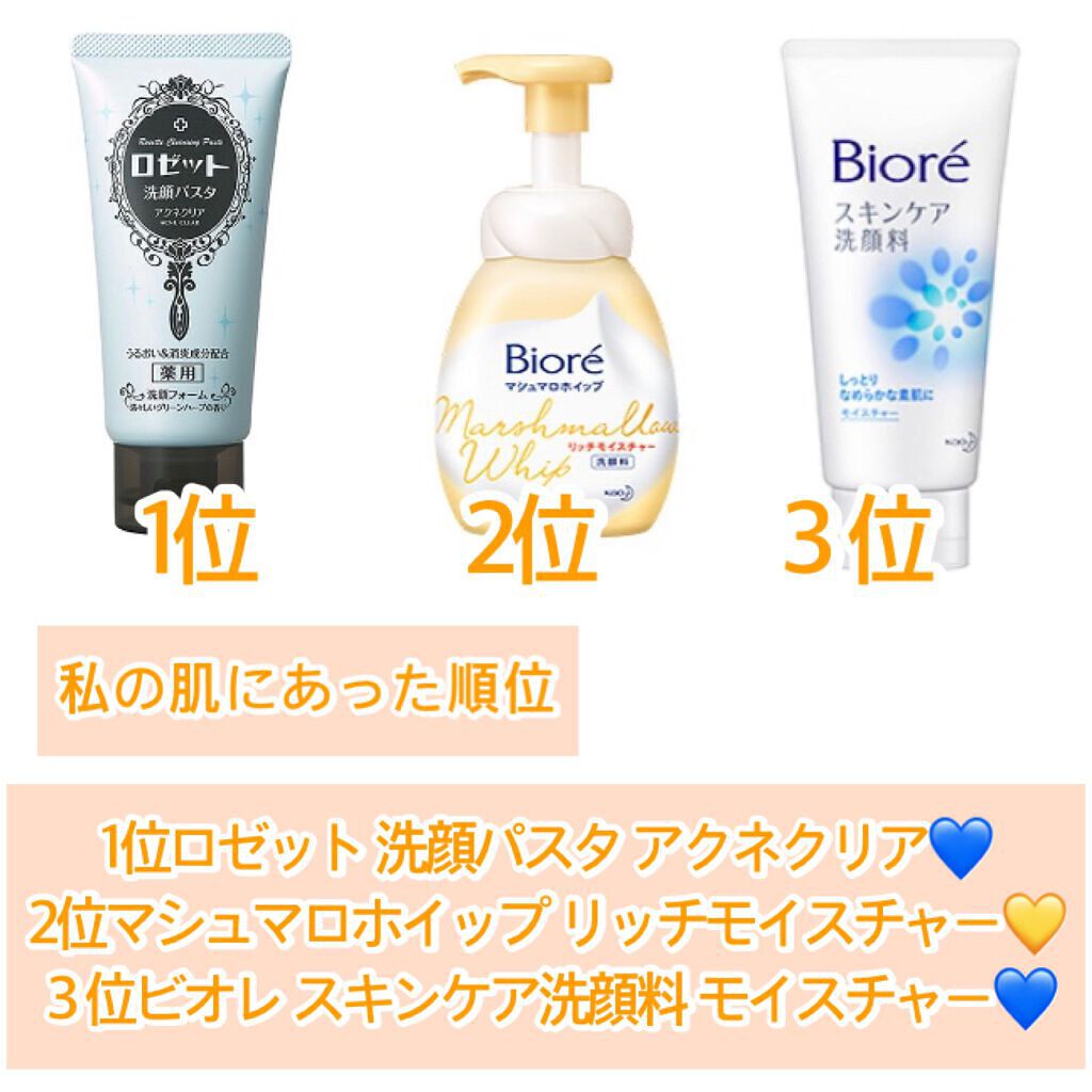 スキンケア洗顔料 モイスチャー/ビオレ/洗顔フォームを使ったクチコミ(7枚目)