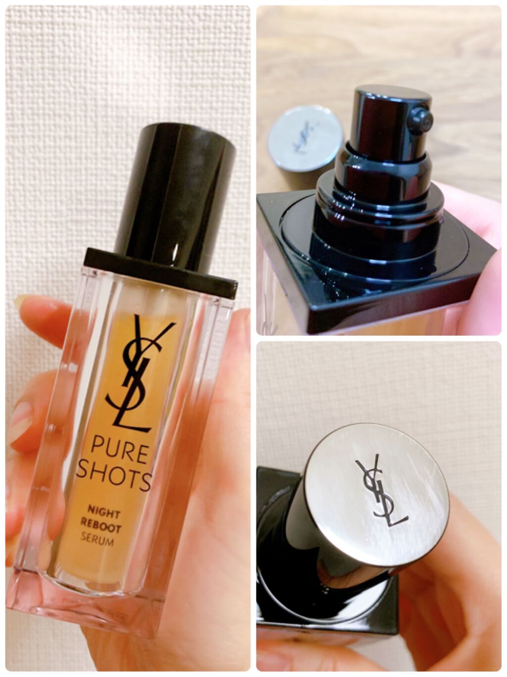 ピュアショット ナイト リチャージセラム/YVES SAINT LAURENT BEAUTE/美容液を使ったクチコミ(3枚目)