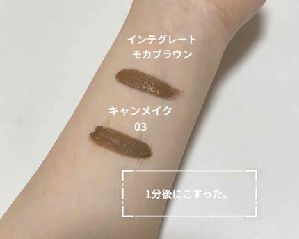 ニュアンスアイブローマスカラ/インテグレート/眉マスカラを使ったクチコミ(3枚目)