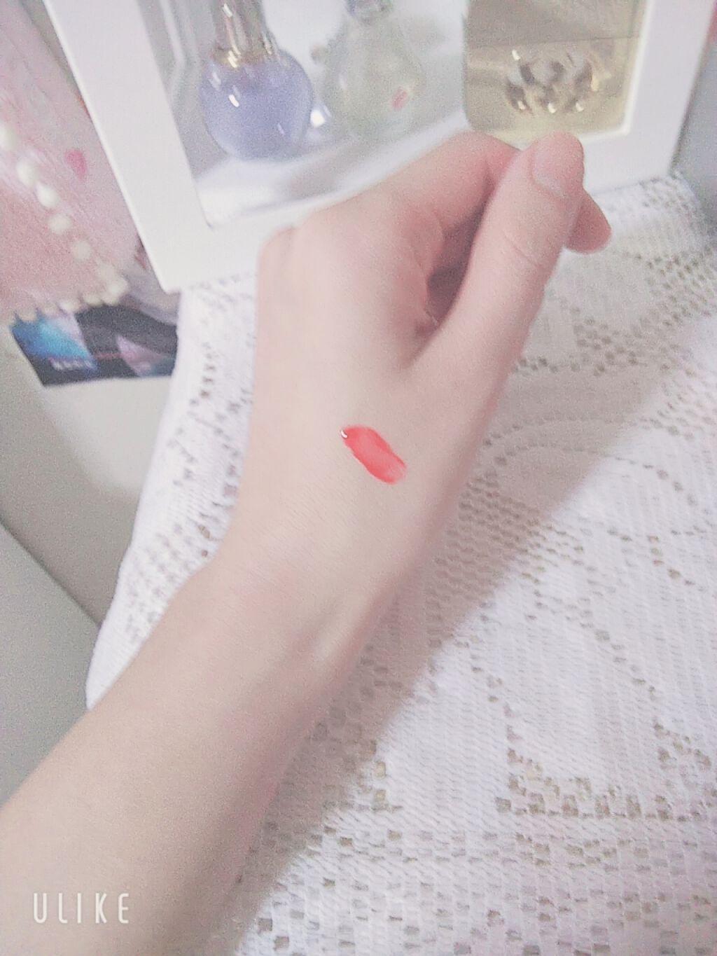 ジューシーリブティント/RICAFROSH/リップティントを使ったクチコミ（2枚目）