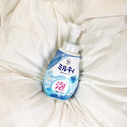 泡で出てくる ミルキィボディソープ やさしいせっけんの香り/ミルキィ/ボディソープを使ったクチコミ(1枚目)