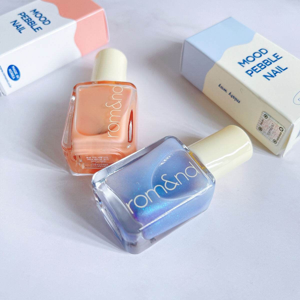 ムードペブルネイル/rom&nd/マニキュアを使ったクチコミ（3枚目）