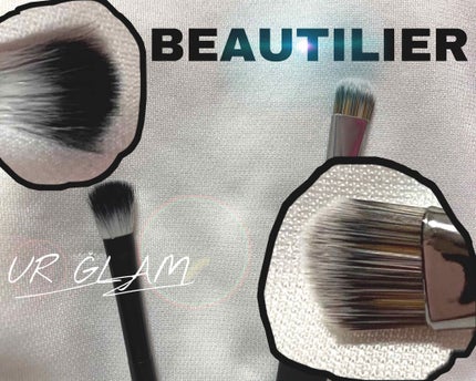 UR GLAM EYESHADOW BRUSH A/U R GLAM/メイクブラシを使ったクチコミ(2枚目)