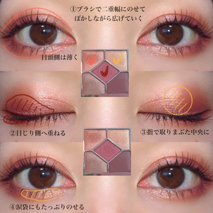 【旧】サンク クルール クチュール/Dior/アイシャドウパレットを使ったクチコミ(2枚目)