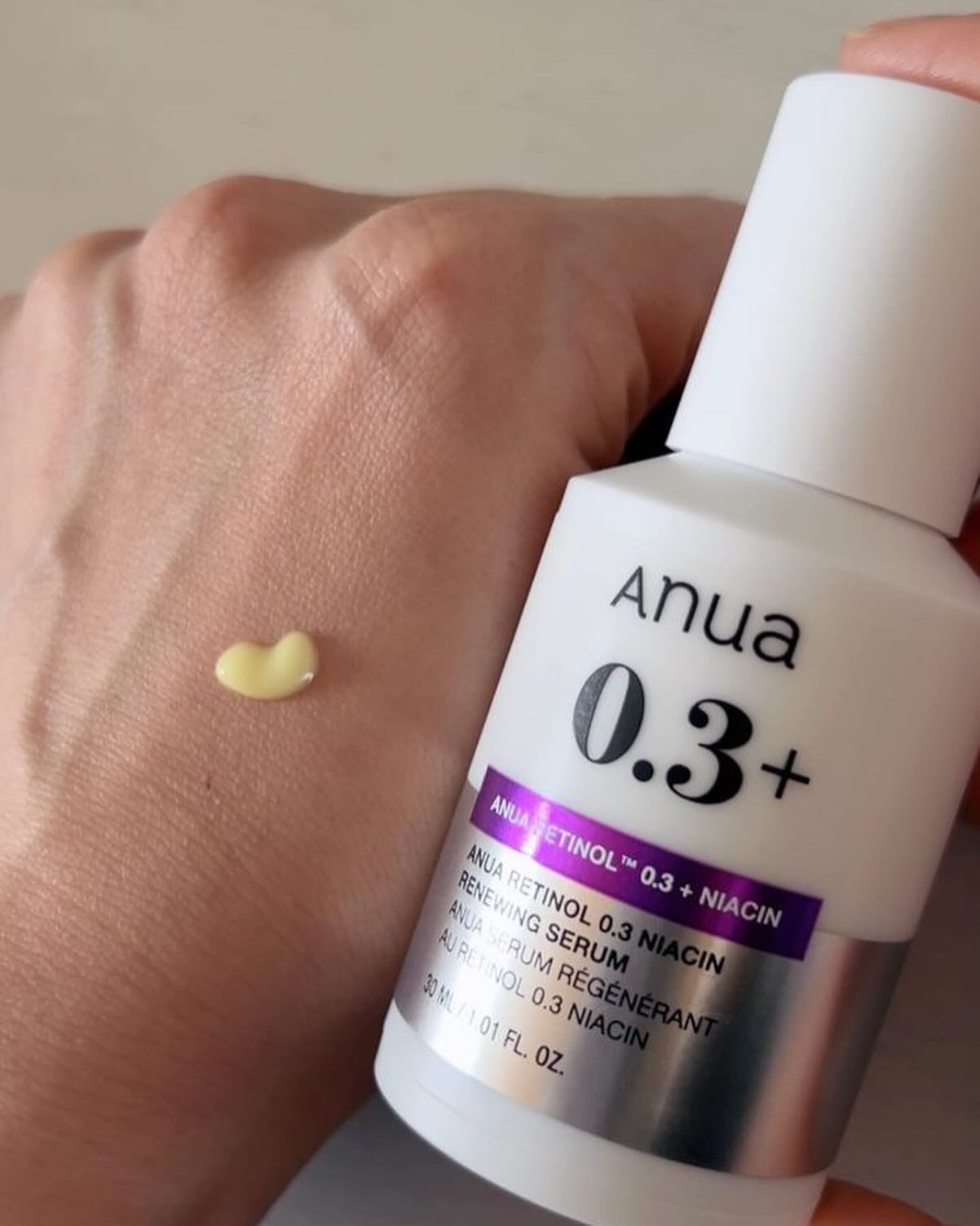 レチノール0.3 ナイアシンリニューイングセラム/Anua/美容液を使ったクチコミ（3枚目）