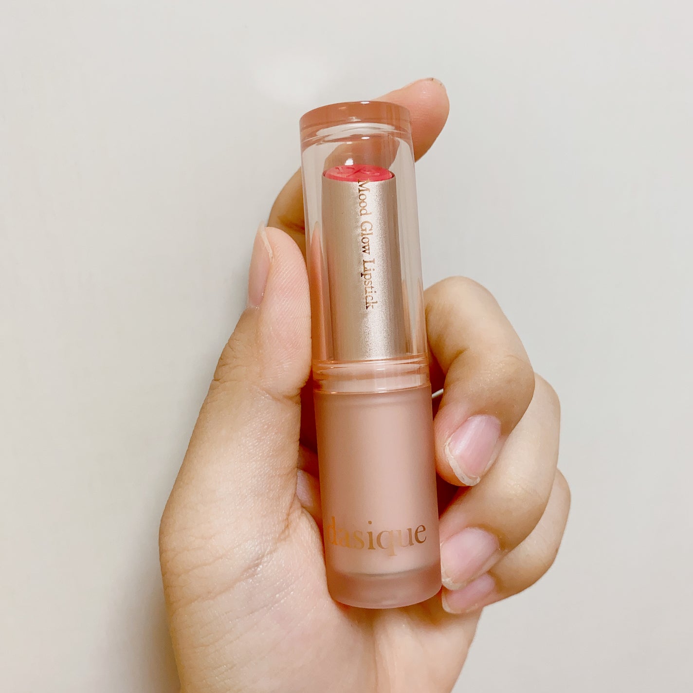 ムードグロウリップスティック/dasique/口紅を使ったクチコミ(2枚目)