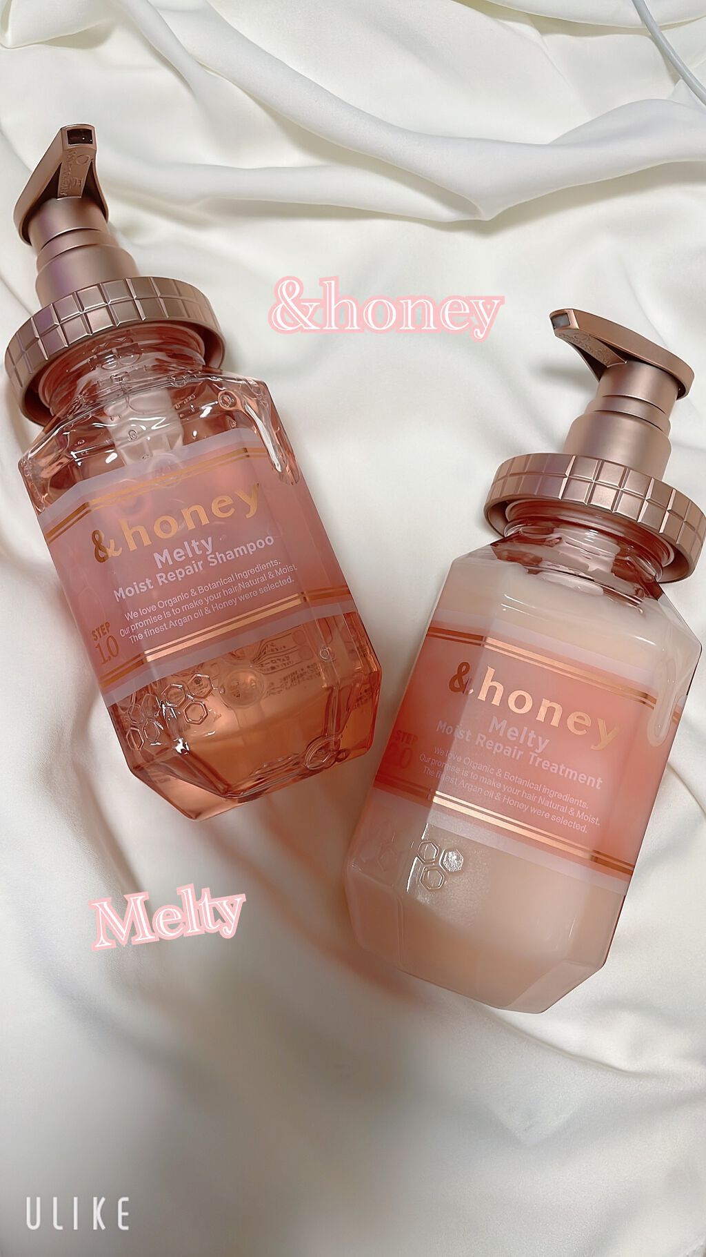 &honey Melty モイストリペア シャンプー1.0／モイストリペア ヘアトリートメント2.0/&honey/市販シャンプーを使ったクチコミ（1枚目）