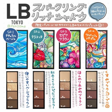 スパークリングリッチシャドウ/LB/アイシャドウパレットを使ったクチコミ（1枚目）