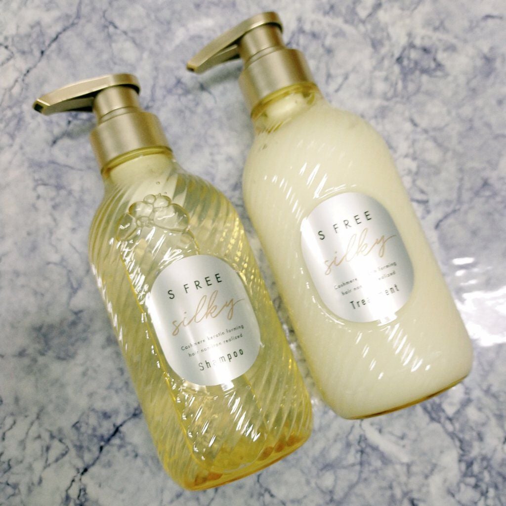 シャンプー シルキースムース/トリートメント シルキースムース /S FREE/市販シャンプーを使ったクチコミ(2枚目)
