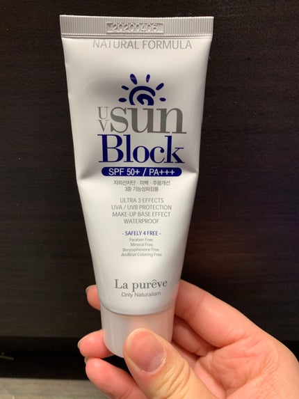 UV SUN Block/Lapureve/日焼け止めクリームを使ったクチコミ(1枚目)
