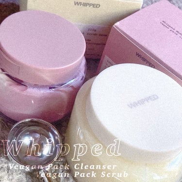 WHIPPED ヴィーガンパッククレンザーのクチコミ「✑whipped*ヴィーガンパッククレンザー & ヴィーガンパックスクラブ



ホイップクリ.....」（1枚目）