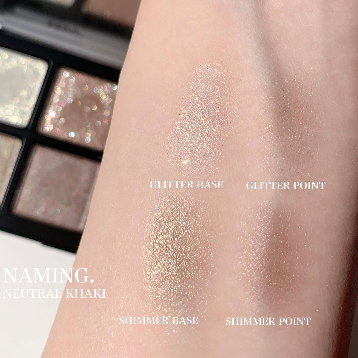 COLORFUL EYE PALETTE/NAMING./アイシャドウパレットを使ったクチコミ(4枚目)