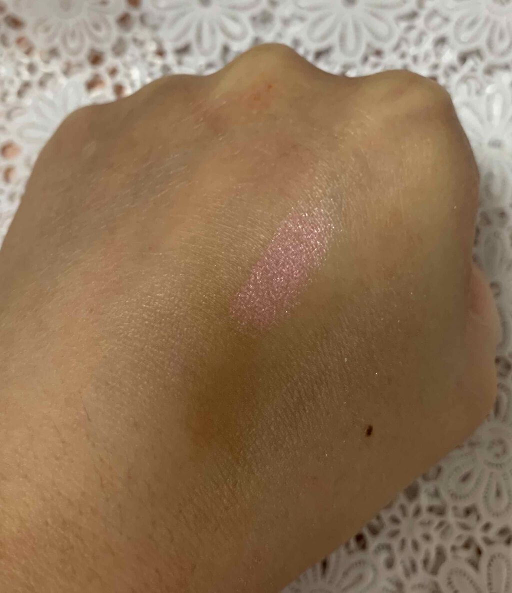 ピンクパンダノンスティック/SUKETTO/単色アイシャドウを使ったクチコミ（2枚目）